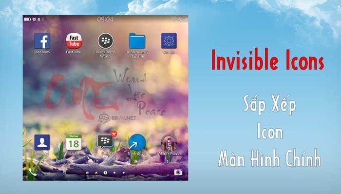 NATIVE - [BB10] Thêm một ứng dụng sắp xếp Icon màn hình chính | Invisible  Icons | Cộng đồng BlackBerry Việt Nam